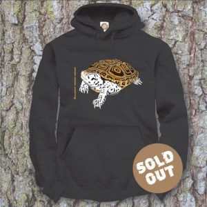 Turtles Model 8B, Malaclemys terrapin terrapin, Sold Out, black Hooded Sweater