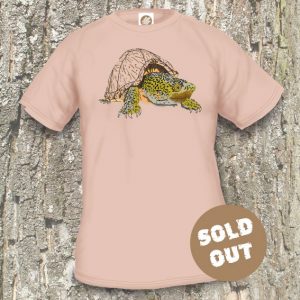 Turtles Model 15B Sternotherus carinatus Sold Out, sand coloured T-shirt