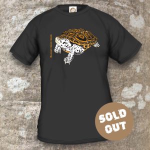 Turtles Model 8A, Malaclemys terrapin terrapin, Sold Out, black T-shirt